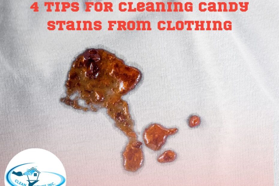 cleaning candy stains
