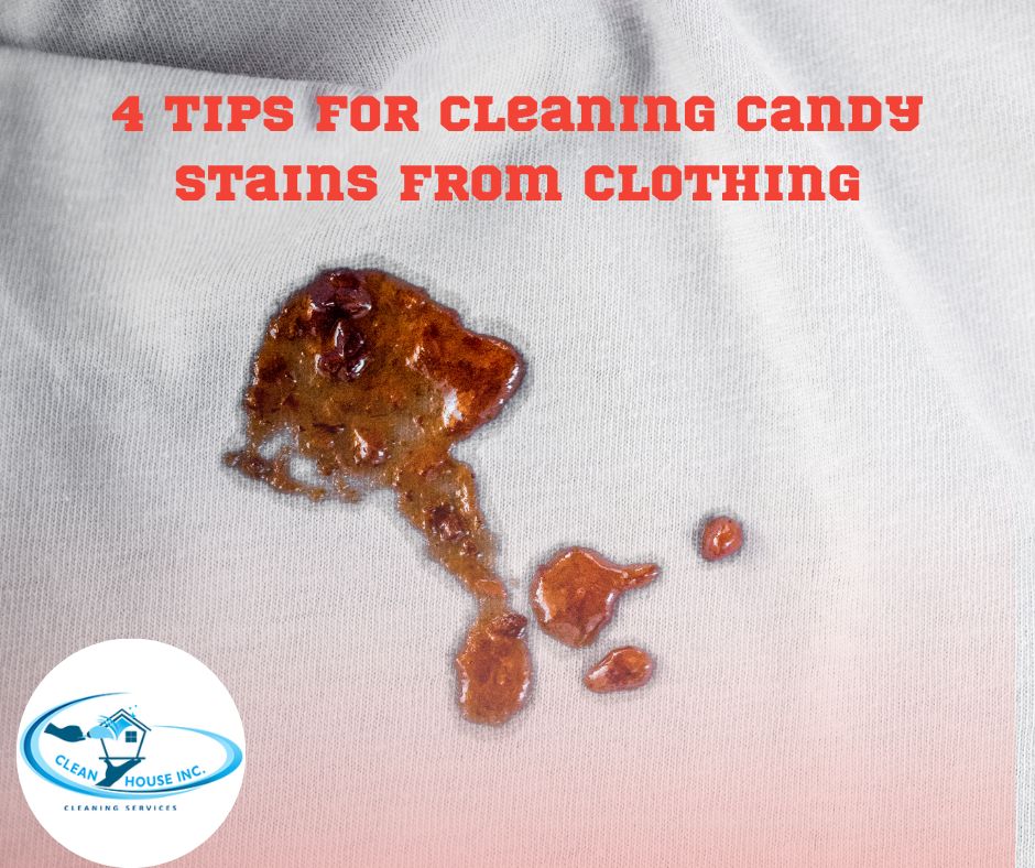 4 Tips for Cleaning Candy Stains From Clothing