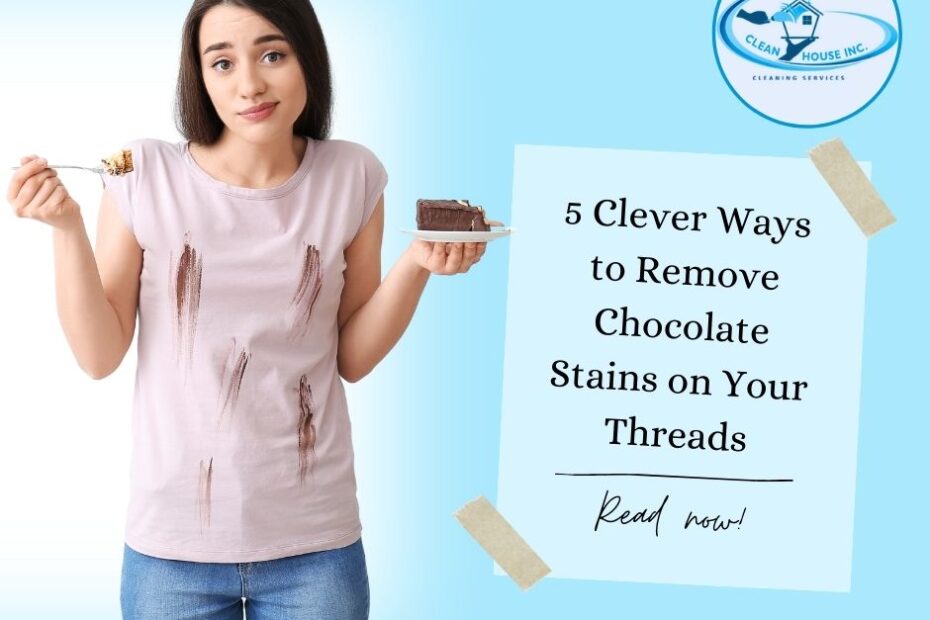 remove chocolate stains