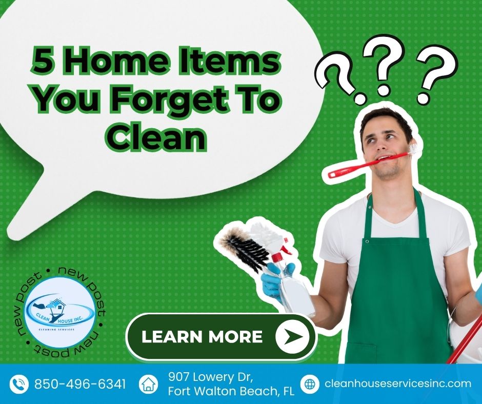5 Home Items You Forget To Clean
